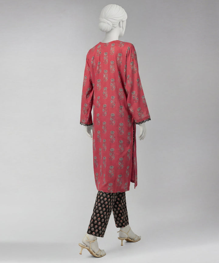 Lawn Multicolor Unstitched Suit - J. Junaid Jamshed