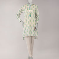 Lawn White Unstitched Suit - J. Junaid Jamshed