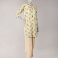 Lawn Green Unstitched Suit - J. Junaid Jamshed