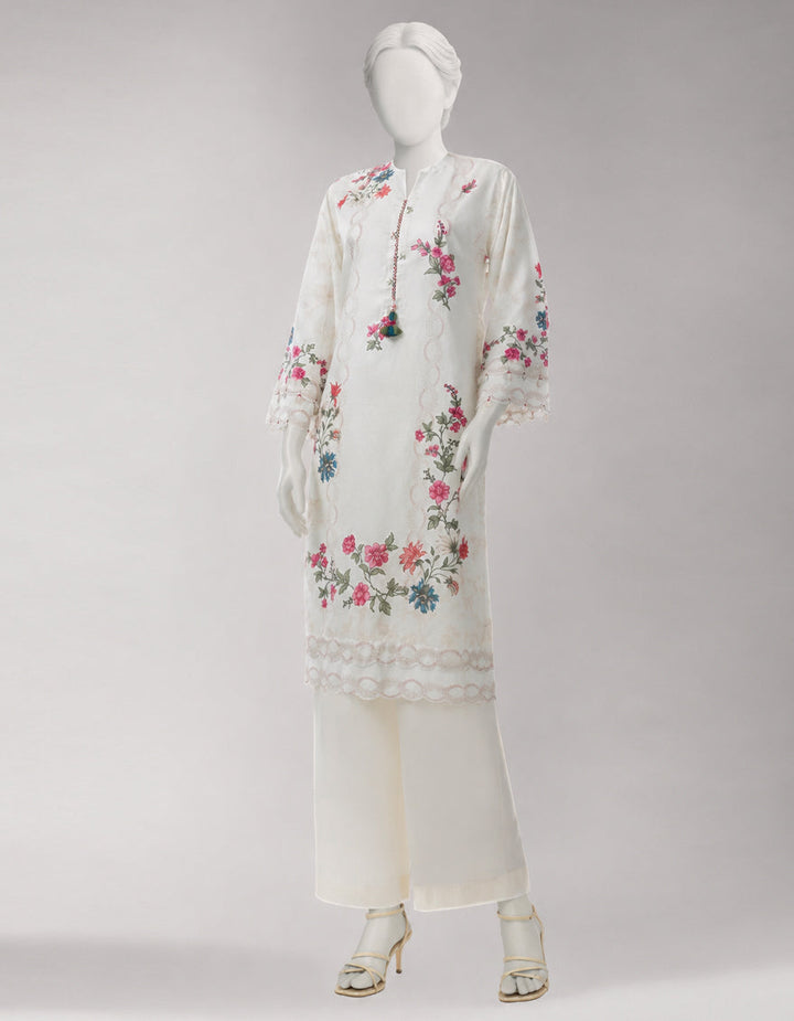 Lawn Multicolor Unstitched Suit - J. Junaid Jamshed
