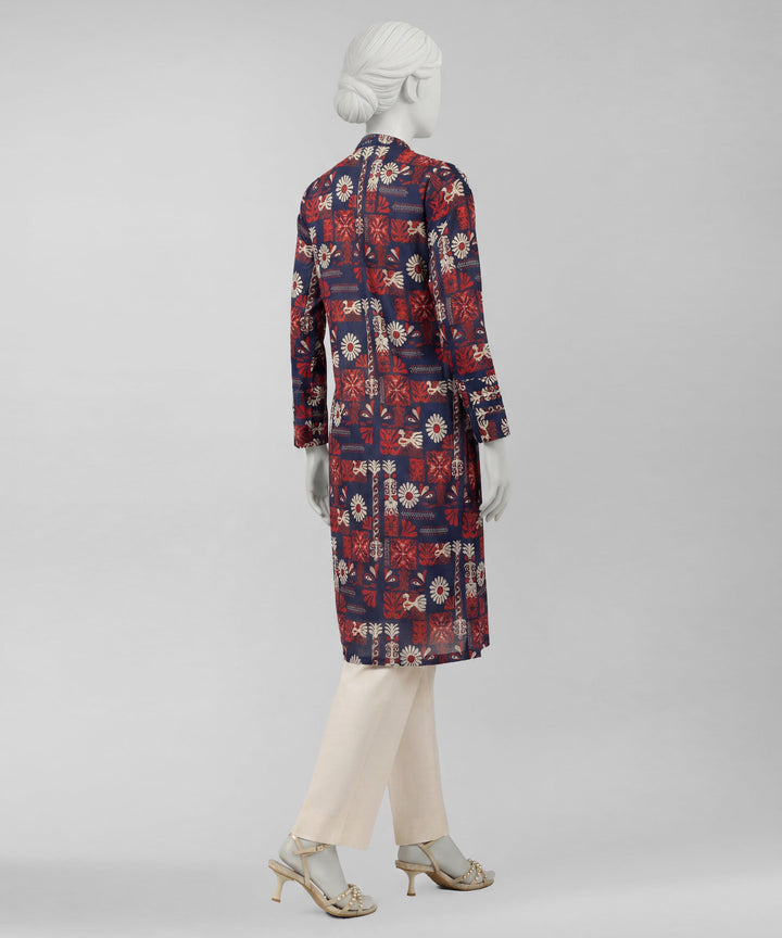 Lawn Multicolor Unstitched Suit - J. Junaid Jamshed