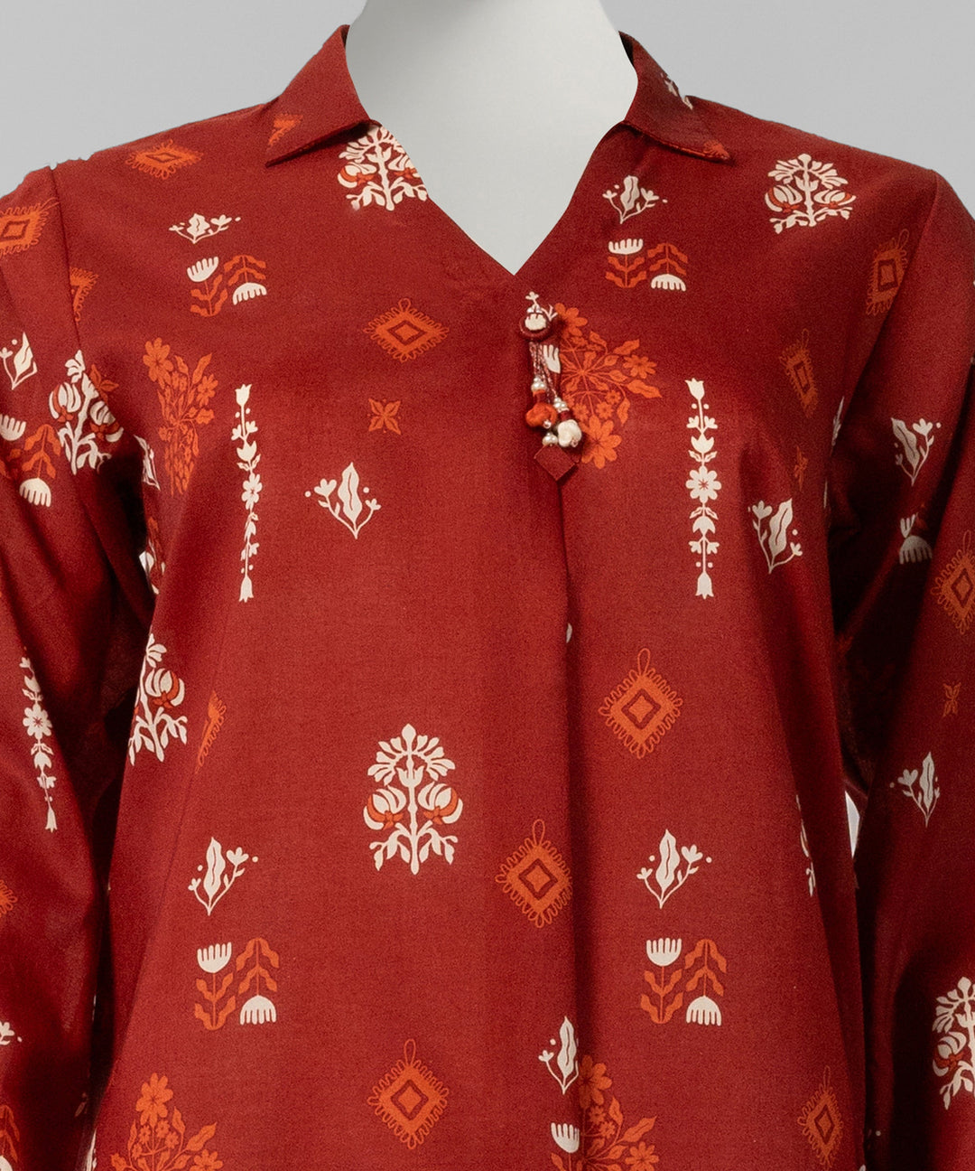Lawn Multicolor Unstitched Suit - J. Junaid Jamshed