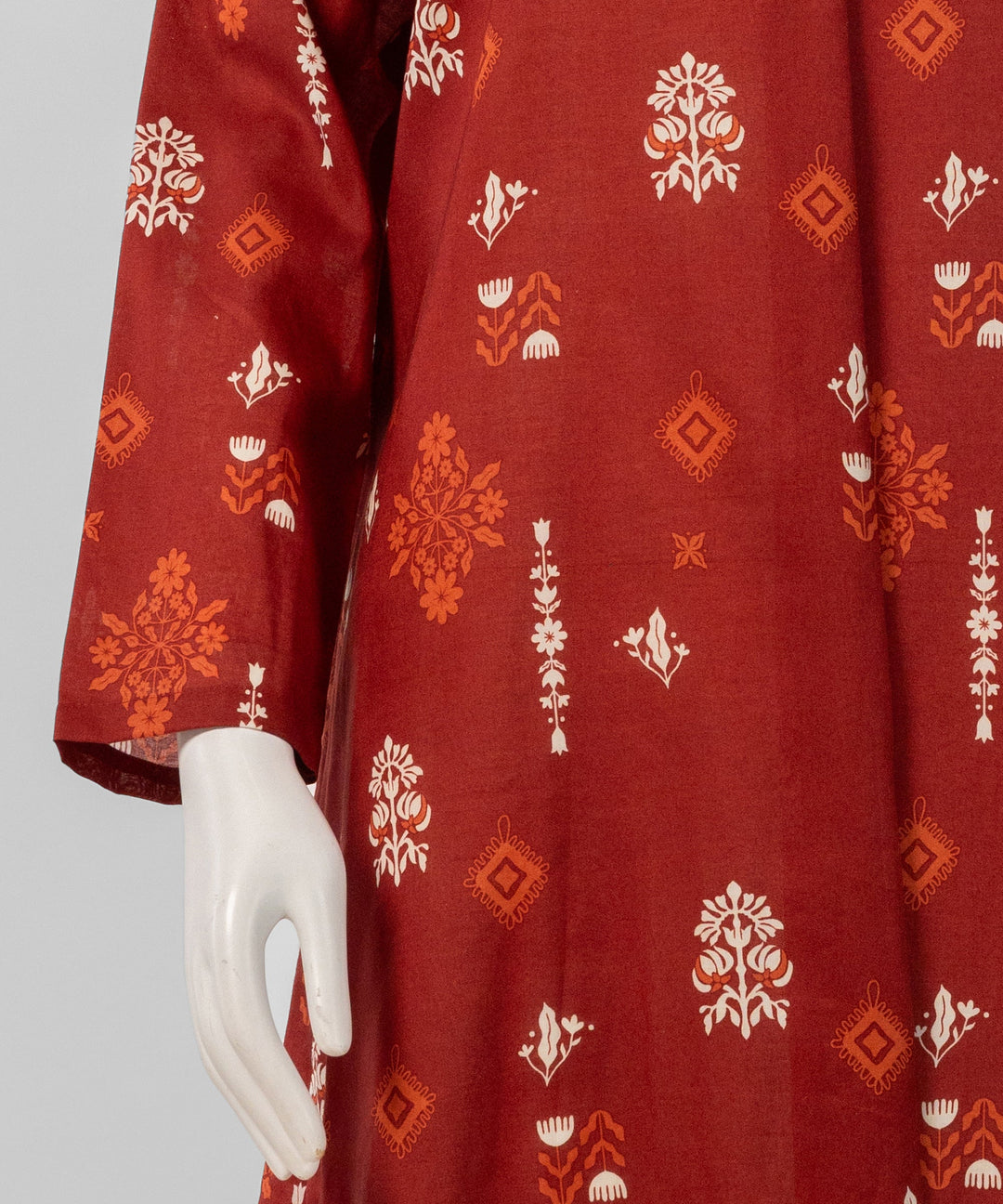 Lawn Multicolor Unstitched Suit - J. Junaid Jamshed