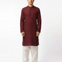 Cotton Pink Kurta - J. Junaid Jamshed
