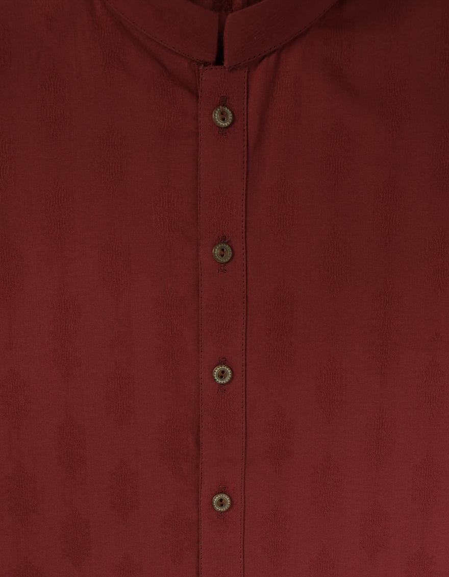 Cotton Pink Kurta - J. Junaid Jamshed