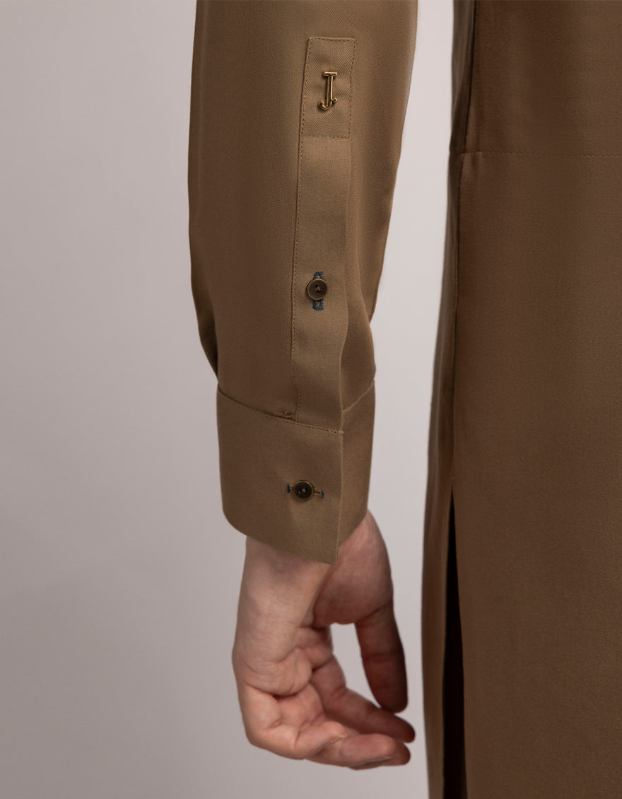 Blended Olive Kurta Trouser - J. Junaid Jamshed