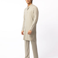 Blended Cement Kurta Trouser - J. Junaid Jamshed