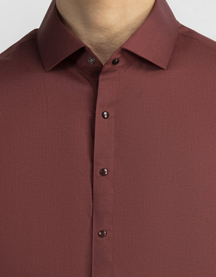 Blended Rust Shalwar Kameez - J. Junaid Jamshed