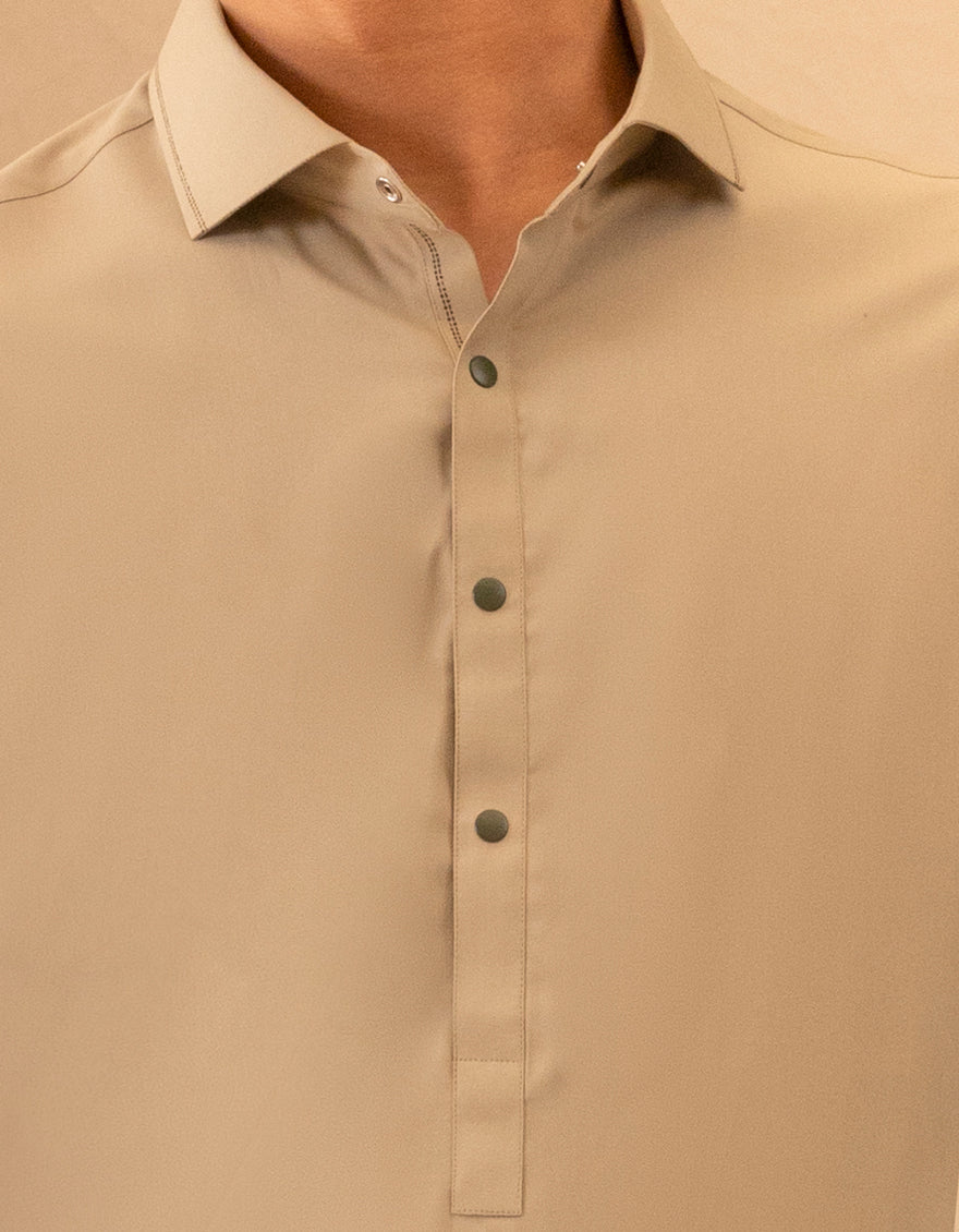 Blended Light Green Shalwar Kameez - J. Junaid Jamshed
