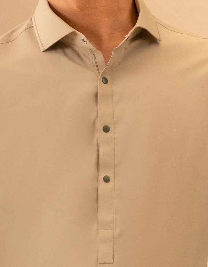 Blended Light Green Shalwar Kameez - J. Junaid Jamshed