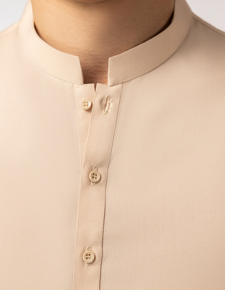Blended Peach Shalwar Kameez - J. Junaid Jamshed
