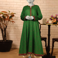Lawn Green Kurti - J. Junaid Jamshed