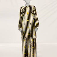 Lawn Off White Kurti - J. Junaid Jamshed