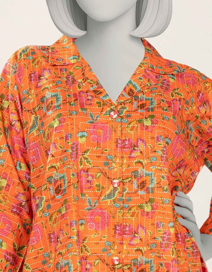 Liminal Multicolor Kurti - J. Junaid Jamshed