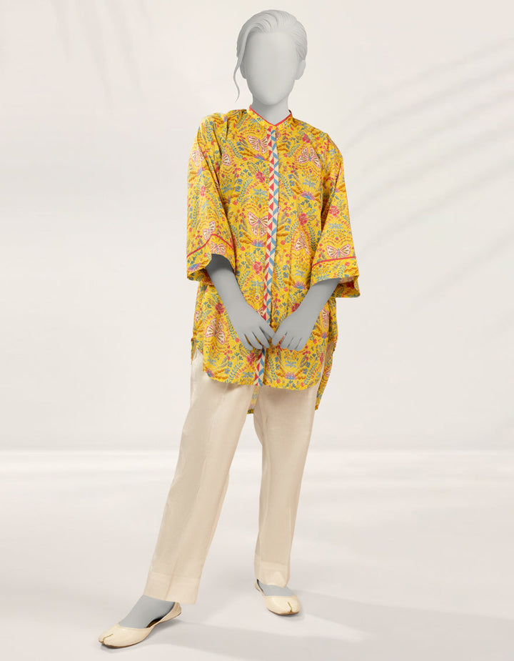 Liminal Multicolor Kurti - J. Junaid Jamshed