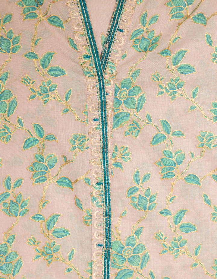 Lawn Pink Kurti - J. Junaid Jamshed