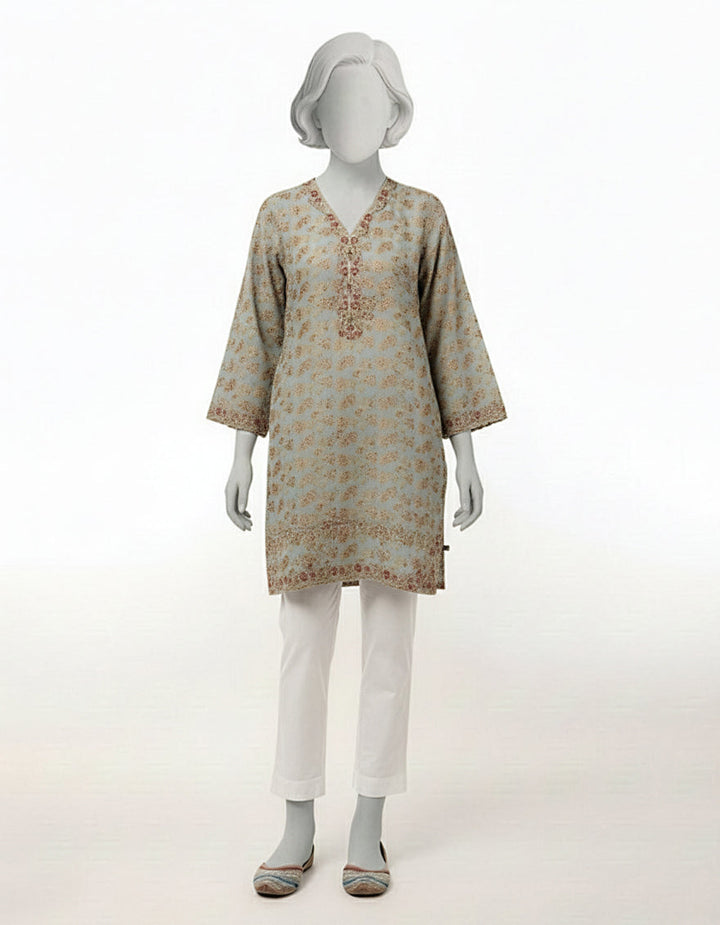 Lawn Multicolor Kurti - J. Junaid Jamshed