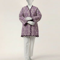 Lawn Purple Kurti - J. Junaid Jamshed