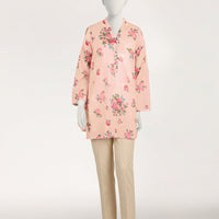 Lawn Pink Kurti - J. Junaid Jamshed