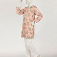 Lawn Pink Kurti - J. Junaid Jamshed