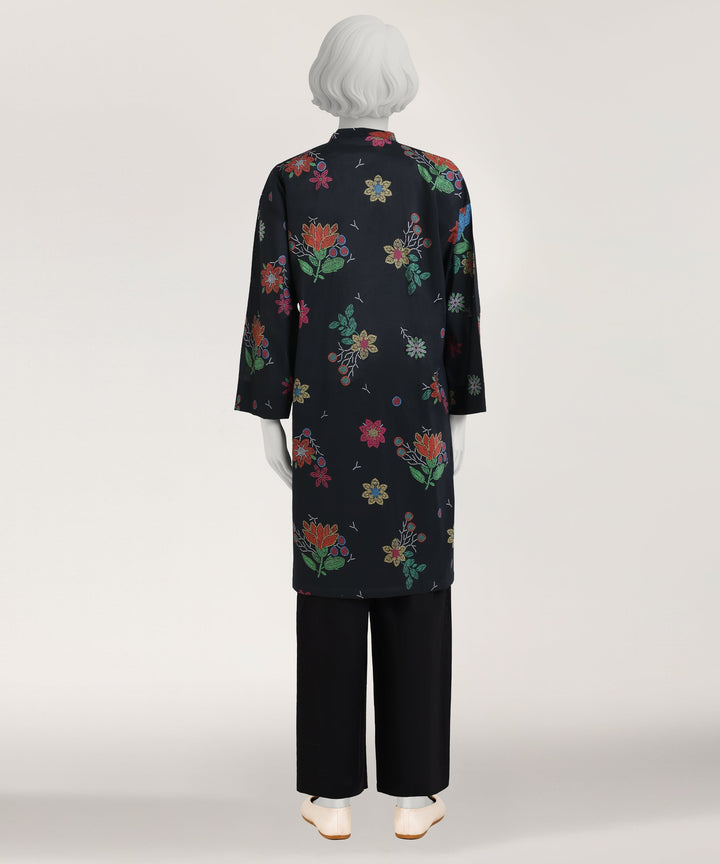 Lawn Black Kurti - J. Junaid Jamshed