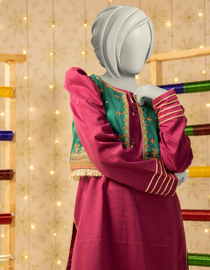 Lawn Off White Kurti - J. Junaid Jamshed