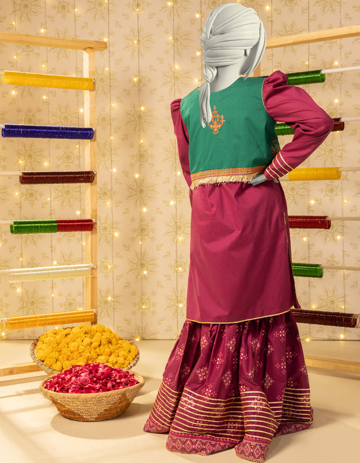 Lawn Off White Kurti - J. Junaid Jamshed