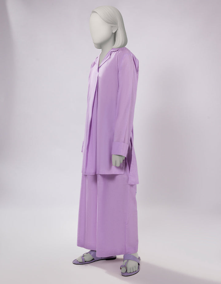 Lawn Lilac Stitched Suit - J. Junaid Jamshed