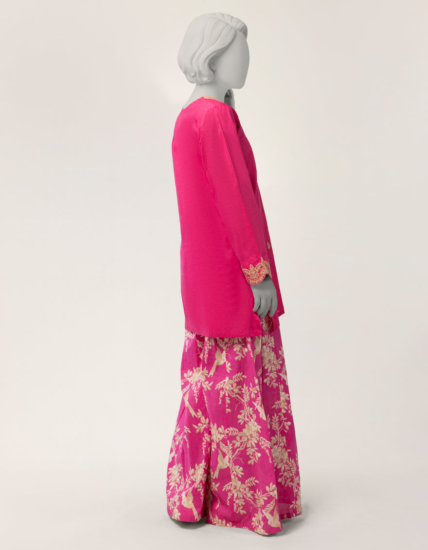 Lawn Pink Stitched Suit - J. Junaid Jamshed