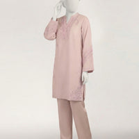 Lawn Lilac Stitched Suit - J. Junaid Jamshed
