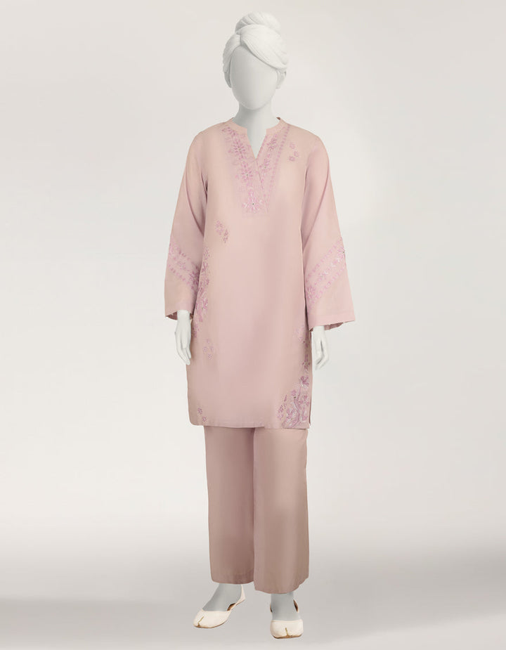Lawn Lilac Stitched Suit - J. Junaid Jamshed