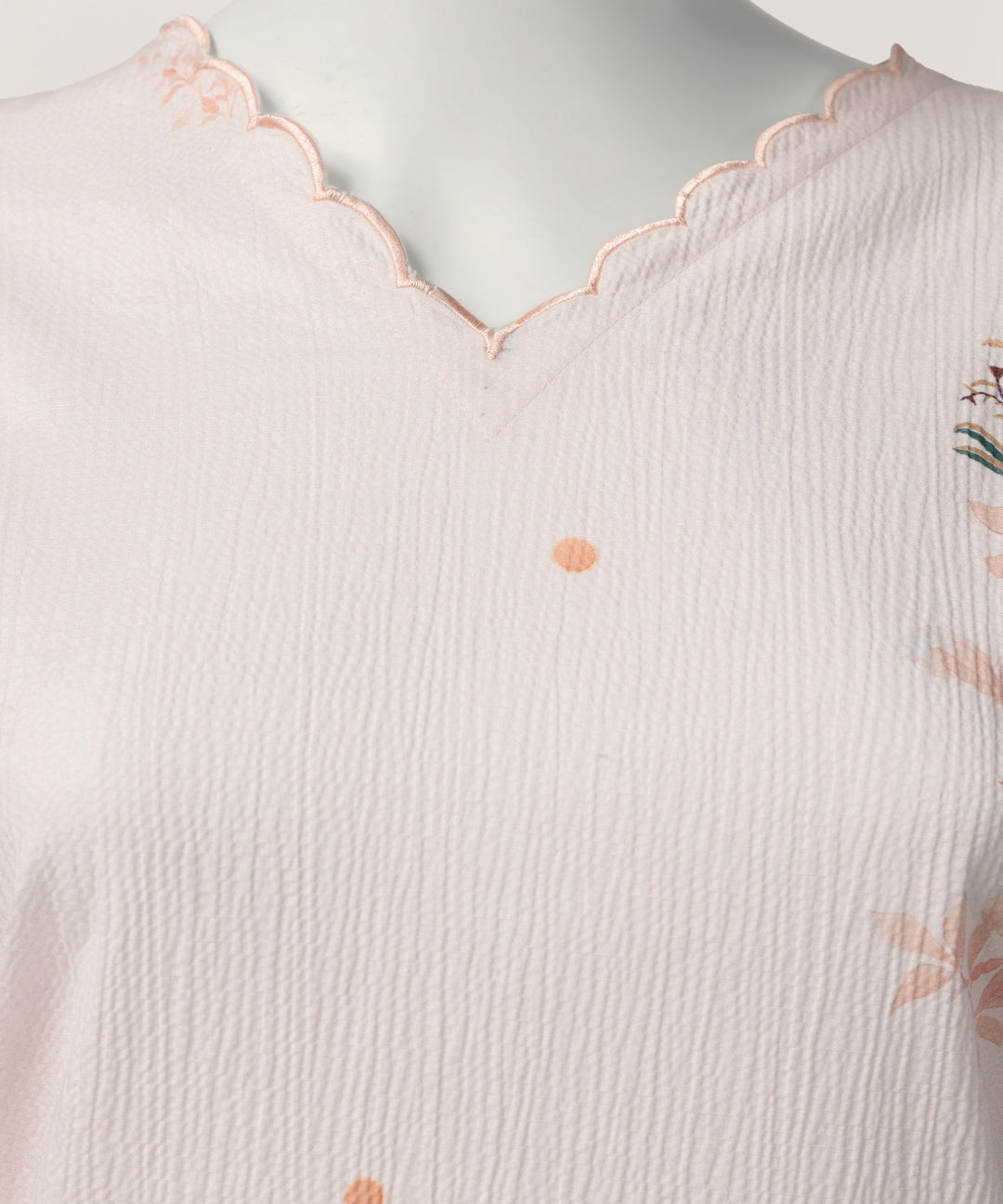 Seersucker Light Pink Stitched Suit - J. Junaid Jamshed