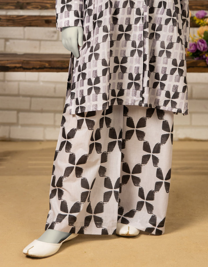 Lawn Multicolor Trouser - J. Junaid Jamshed