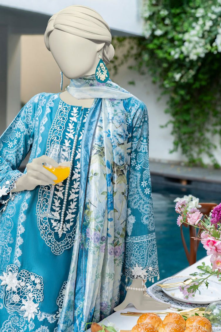 Raw Silk Green Stitched Suit - J. Junaid Jamshed