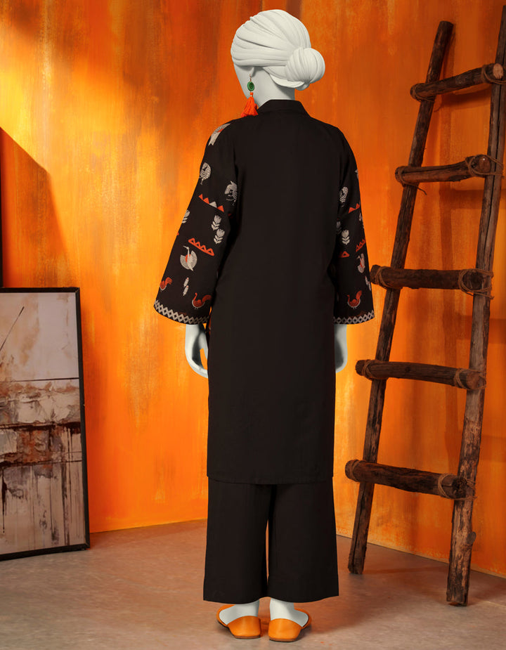 Khaddi Black Kurti - J. Junaid Jamshed