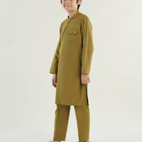 Blended Green Kurta Trouser - J. Junaid Jamshed