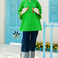 Lawn Light Green Kurti - J. Junaid Jamshed
