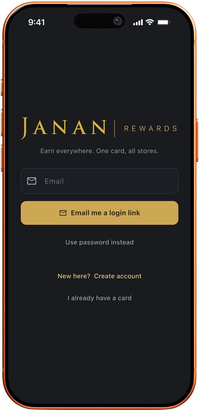 The Janan Rewards app