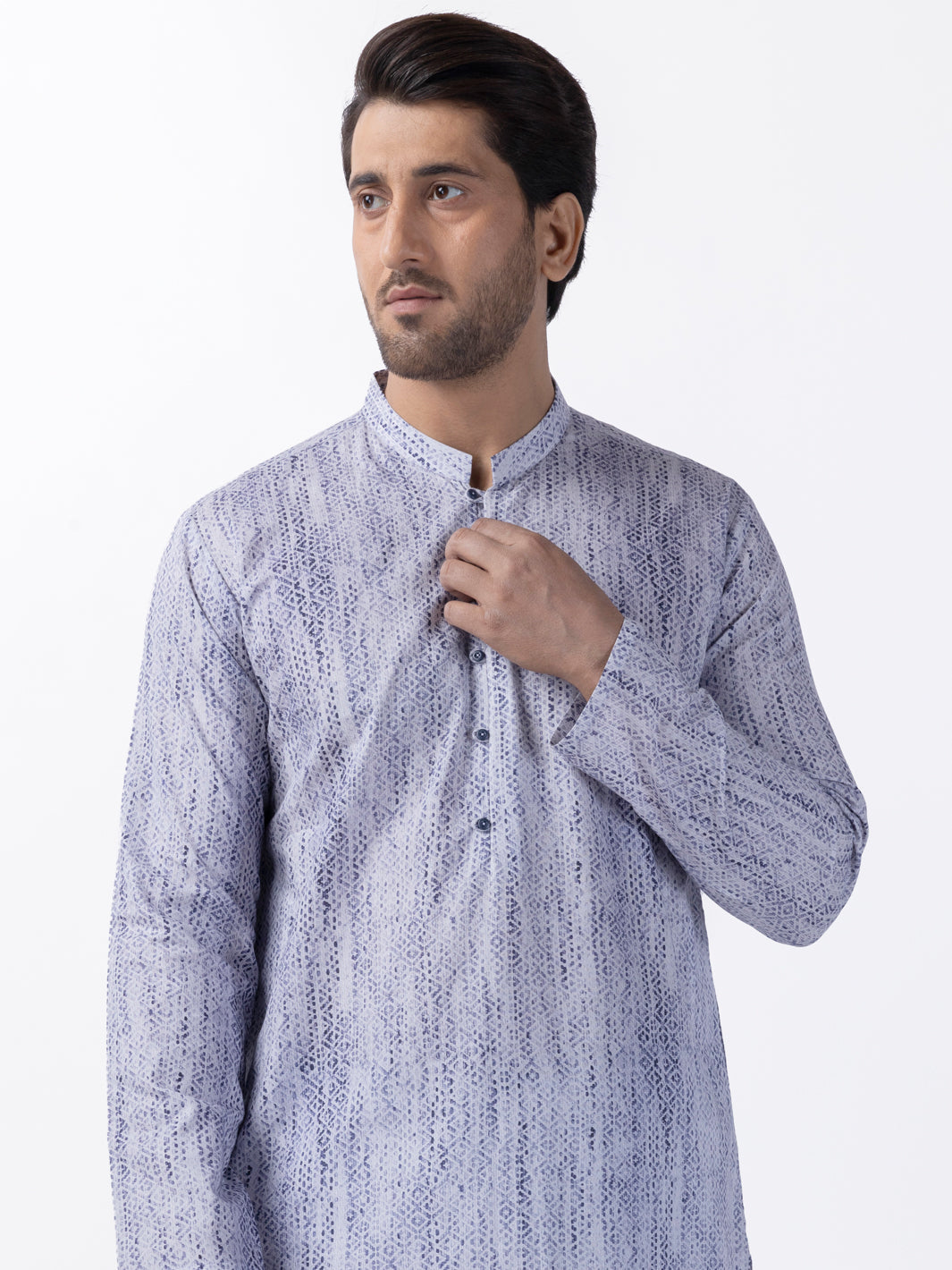 Cotton Blue Kurta - Almirah