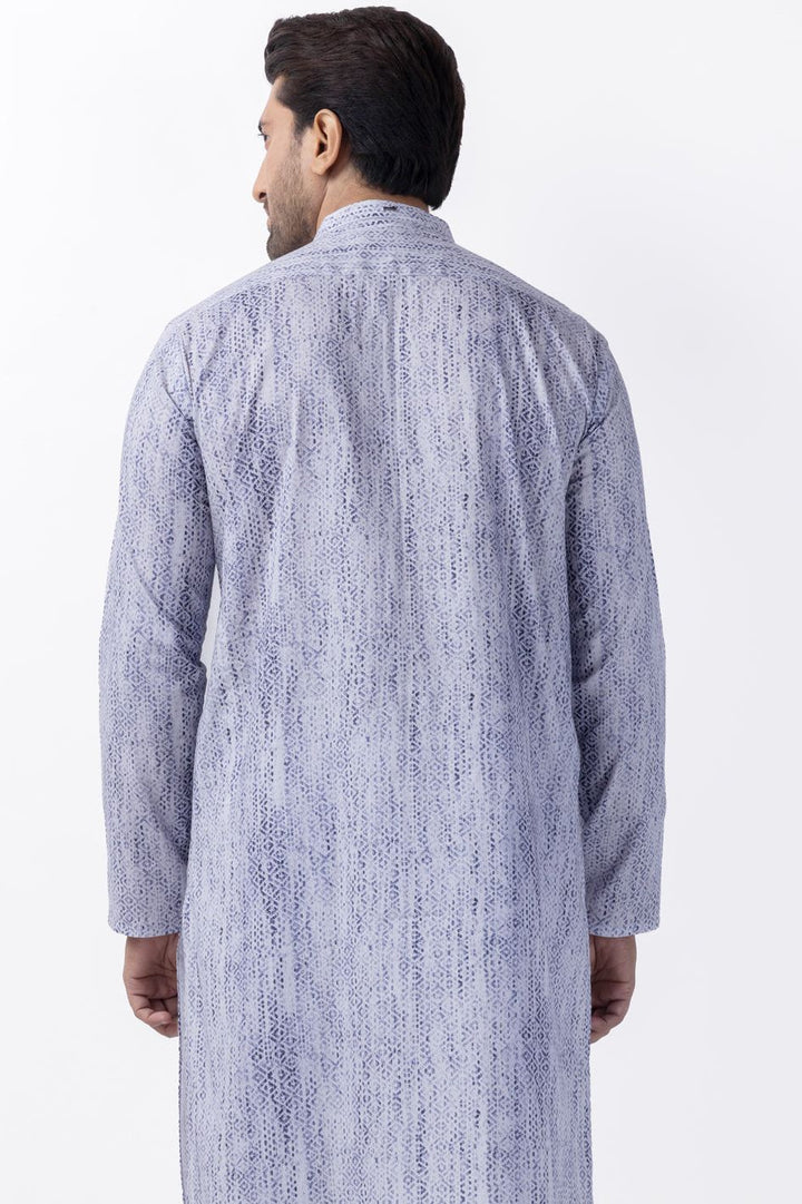 Cotton Blue Kurta - Almirah