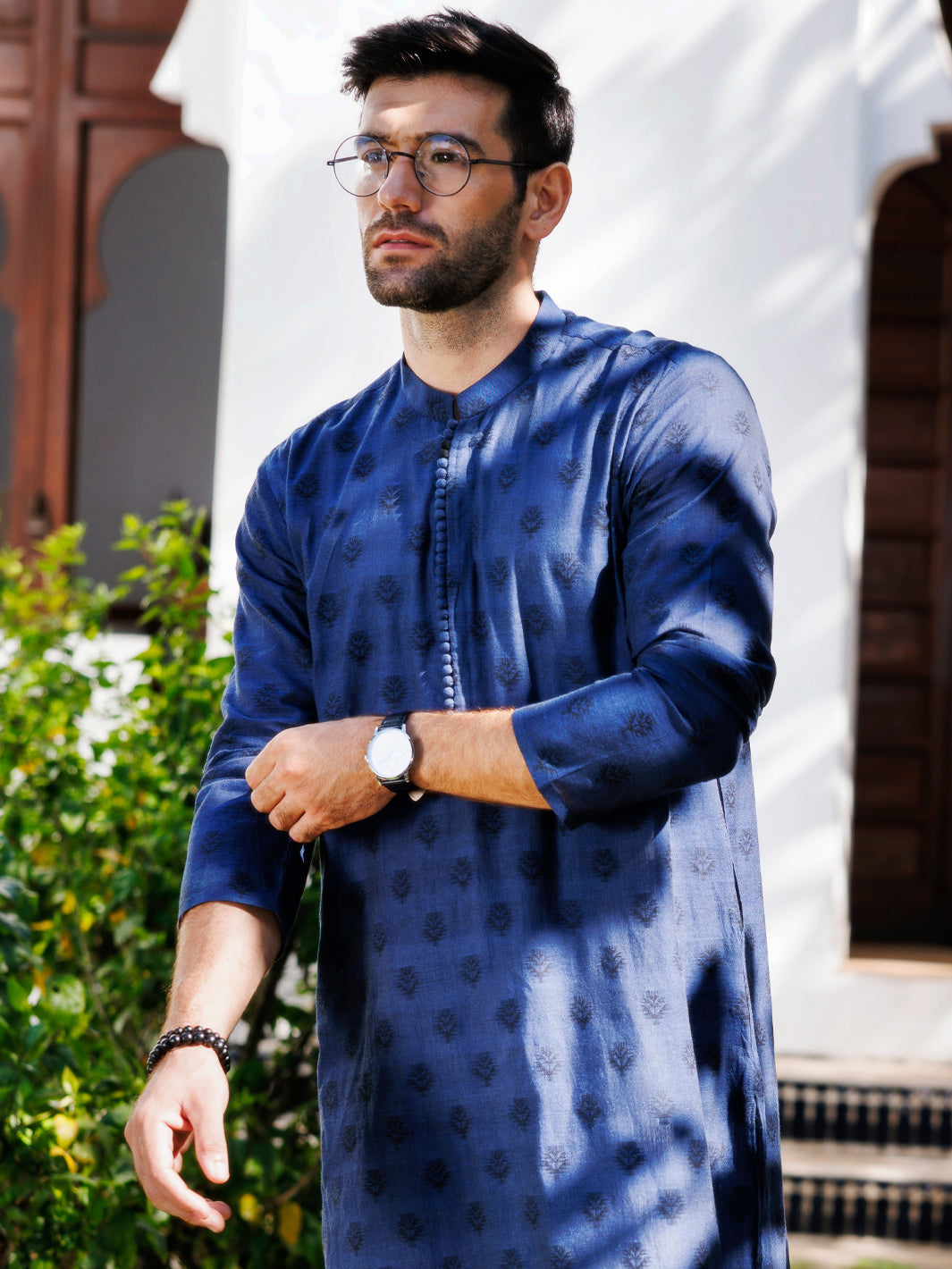 Cotton Blue Kurta - Almirah