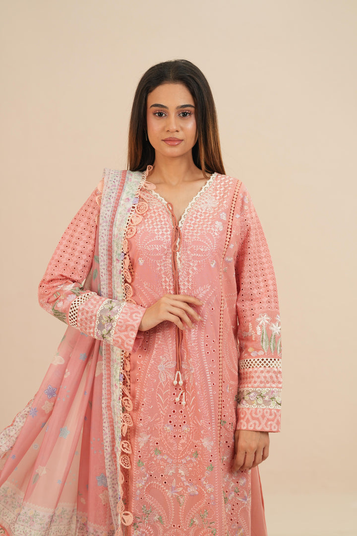 Kesira - Suffuse Embroidered Lawn Stitched