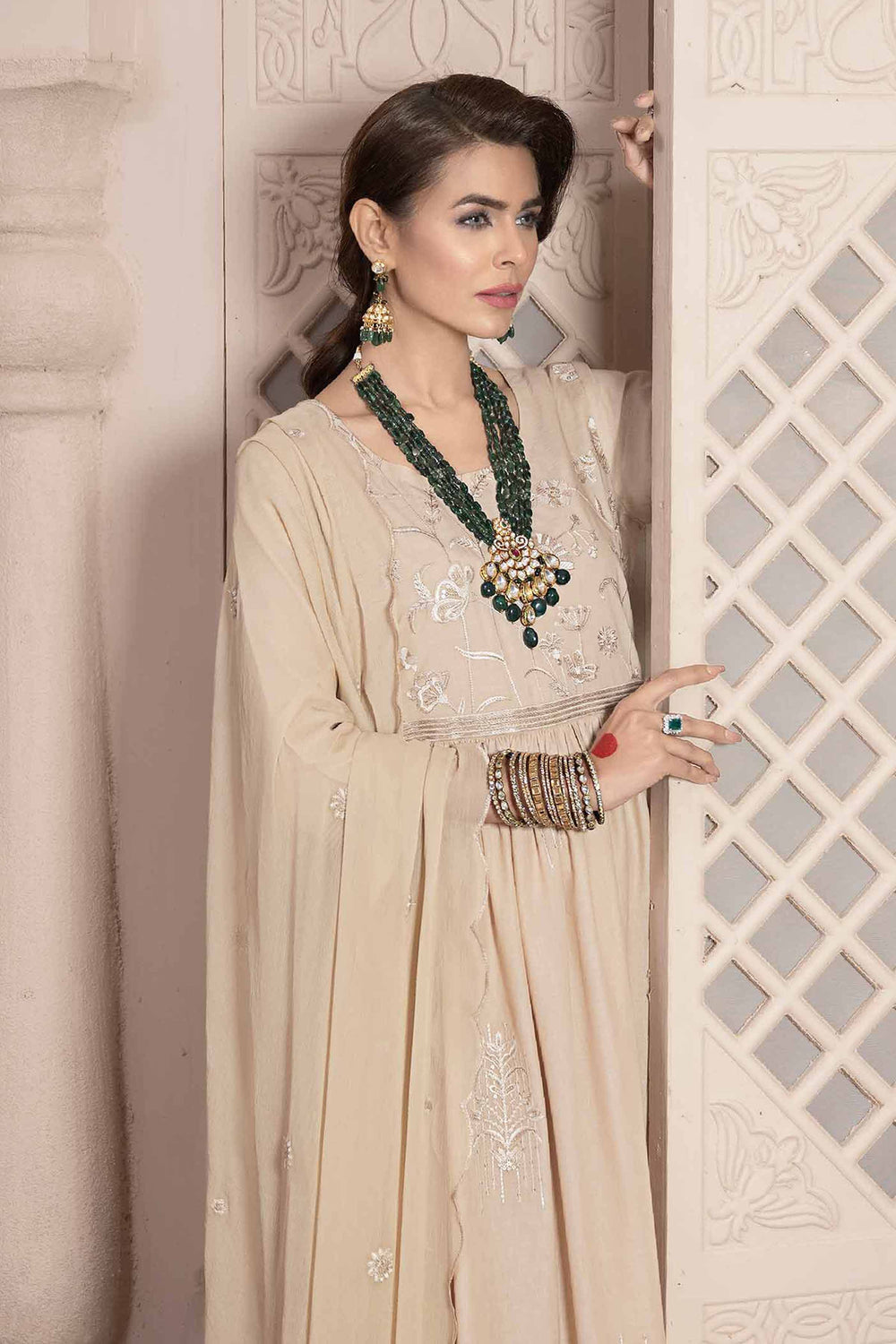 Embroidered Skin 2 Piece Suit - Nishat