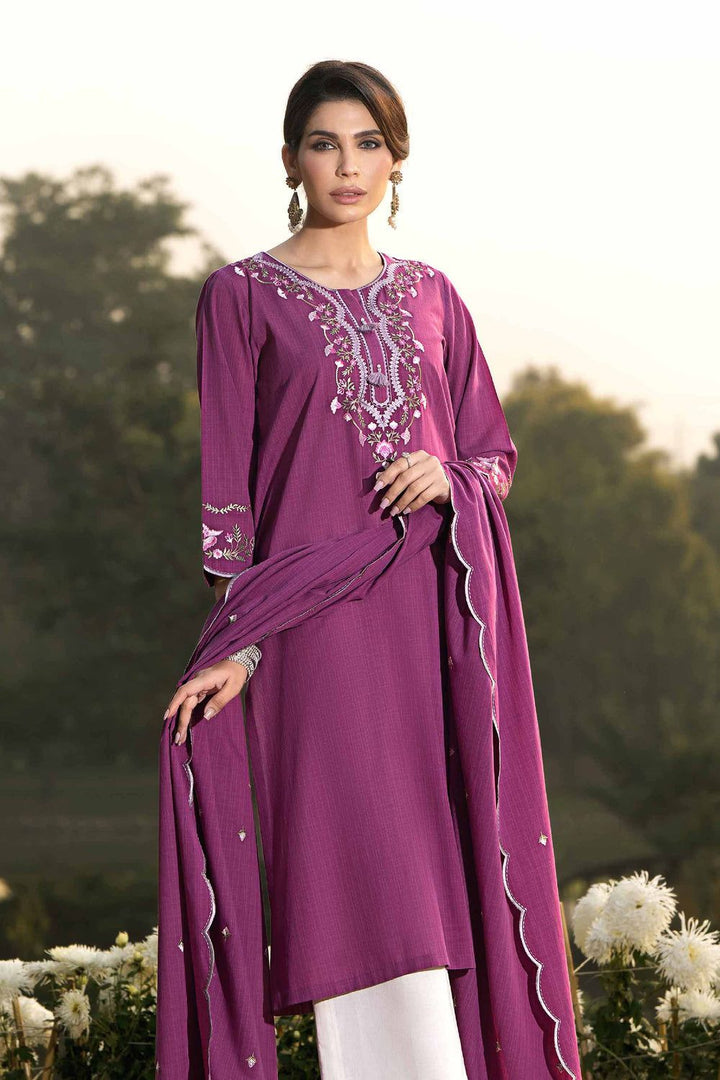 Embroidered Pink 2 Piece Suit - Nishat