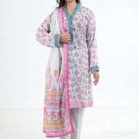 Khaddar Light Purple Stitched Suit - Khaadi