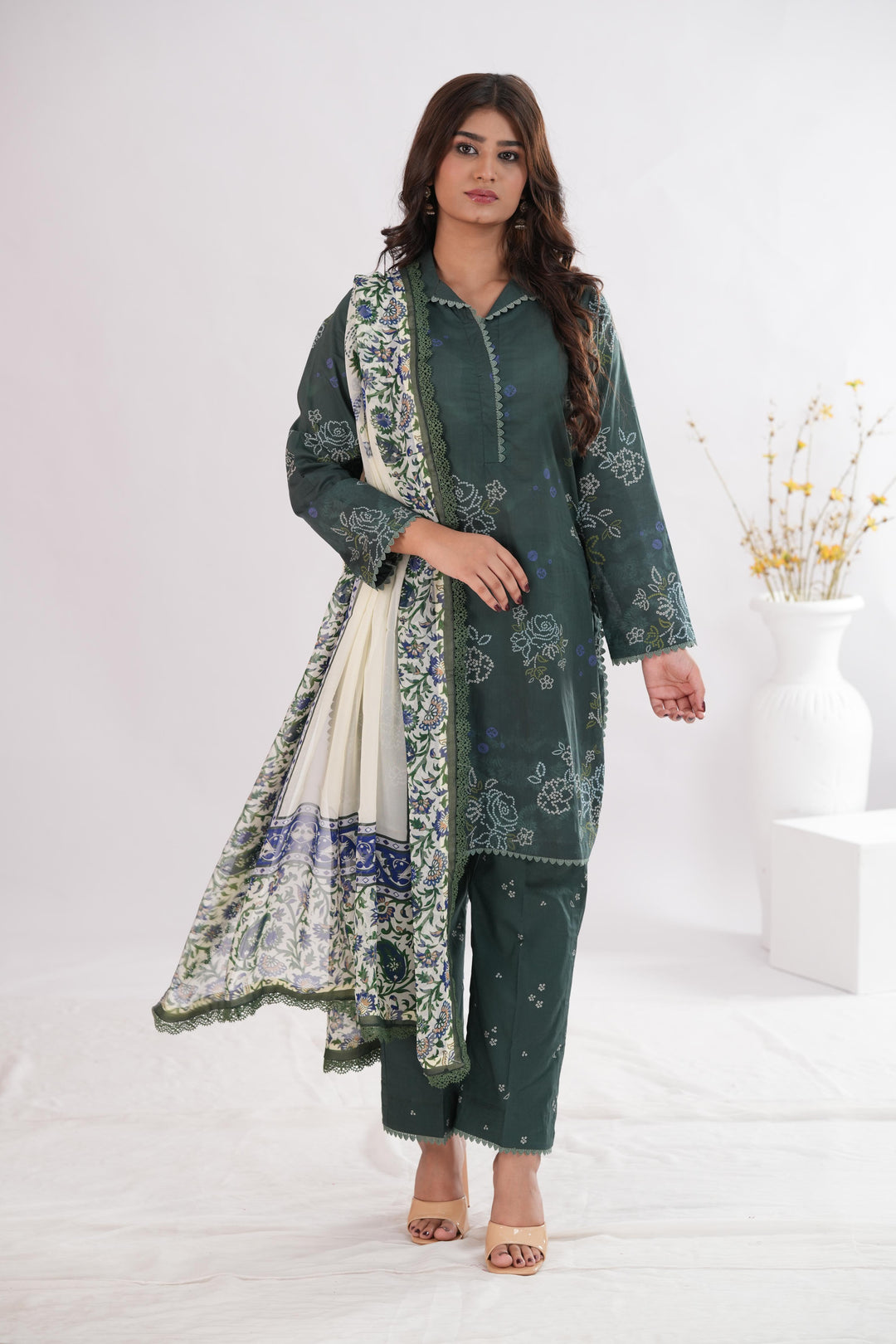Kina-6A | Zara Shahjahan Stitched - Coco Prints Edit III