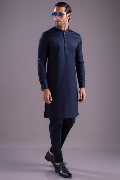 Cotton Blue Kurta Trouser - Cast & Crew