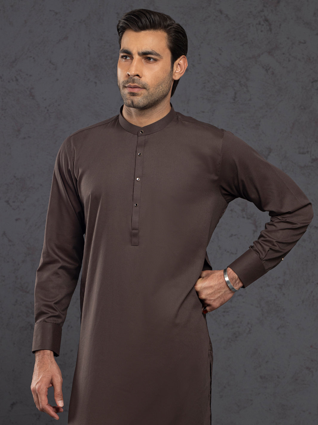 Blended Brown Shalwar Kameez - Almirah
