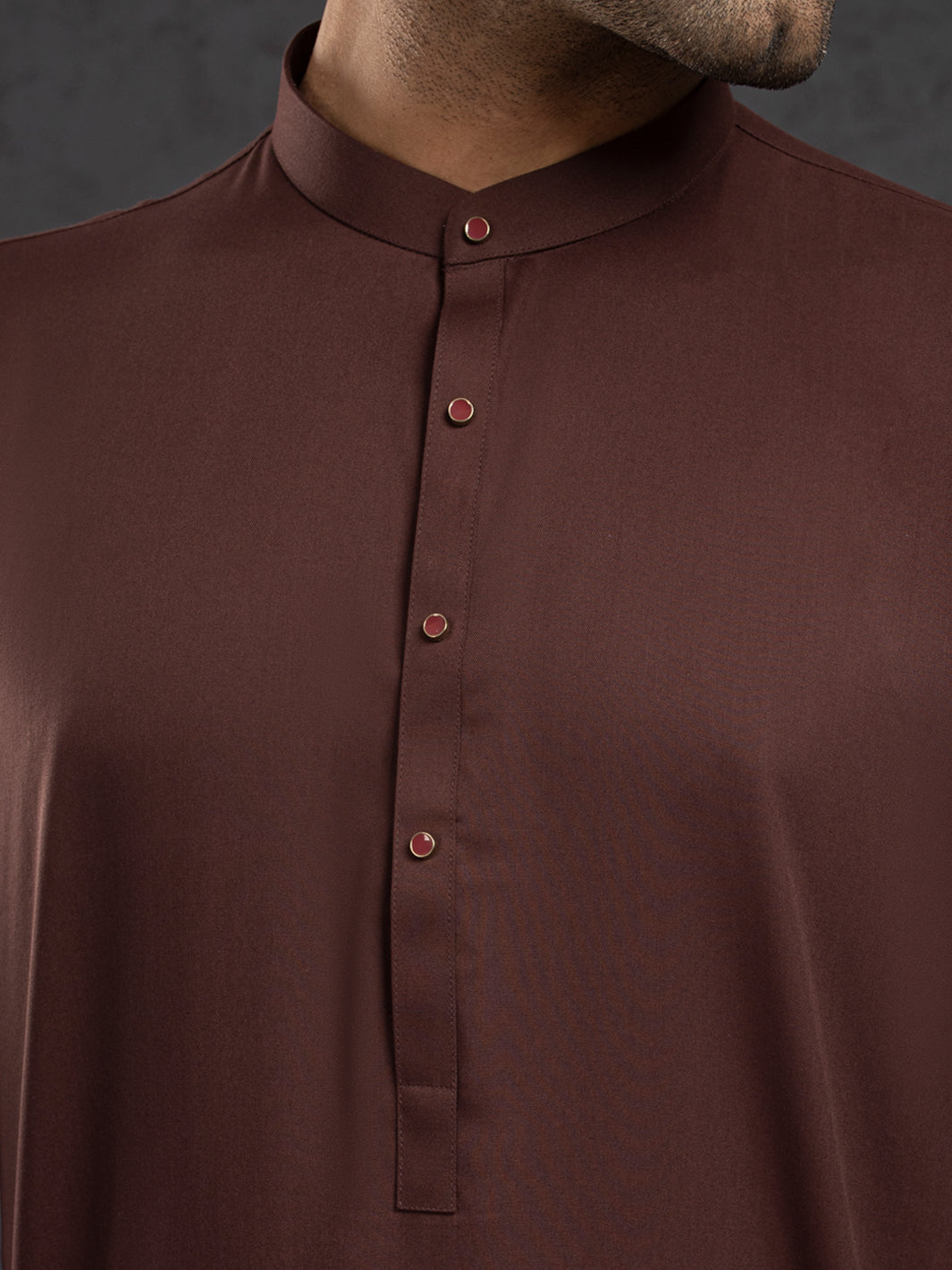 Blended Maroon Shalwar Kameez - Almirah