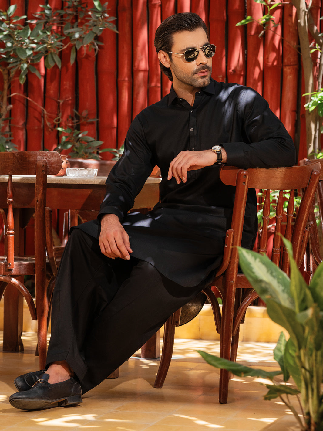 Cotton Black Shalwar Kameez - Almirah